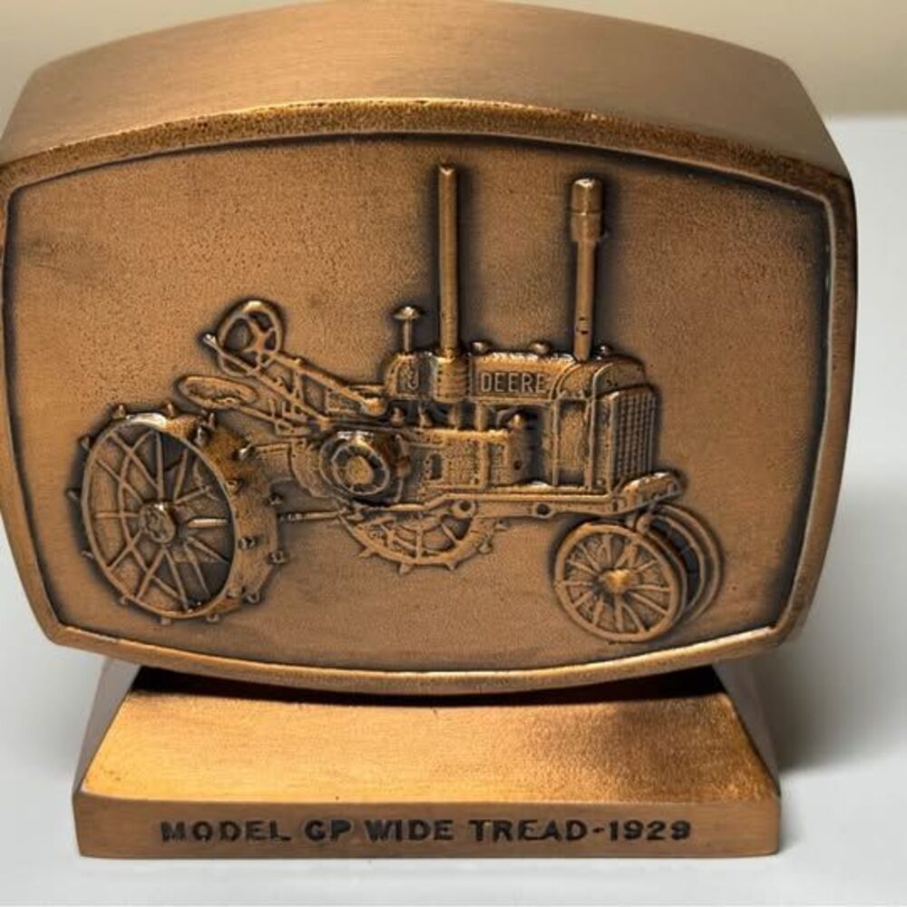 John Deere Employees Credit Union 1982 6th Final Ed. Coin Bank GP Wide Tread1929